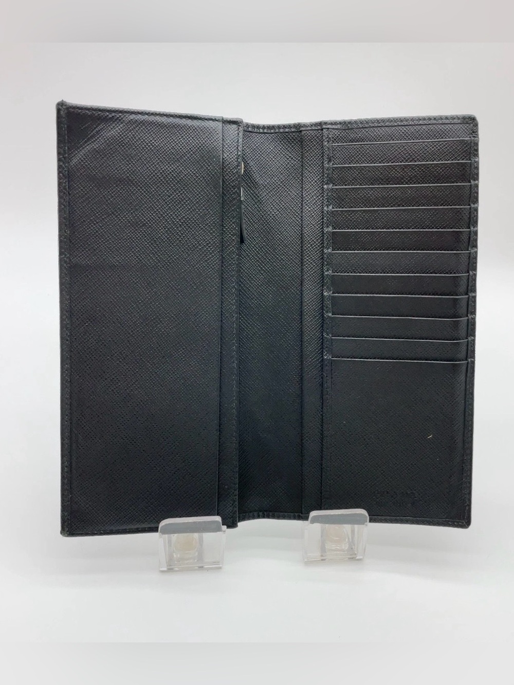PRADA Bi-fold Black Long Wallet - Picture 5 of 10